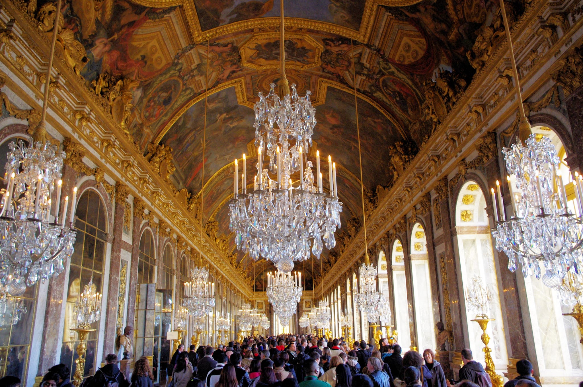 Image of Chandelier, Lamp, Person, Indoors, 