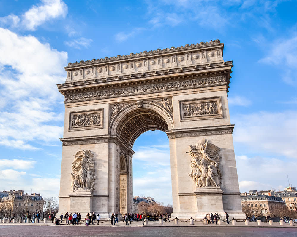 Image of Building, Arc De Triomphe, Landmark, 