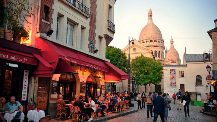 Image of Urban, City, Indoors, Restaurant, Person, Chair, Dining Table, 