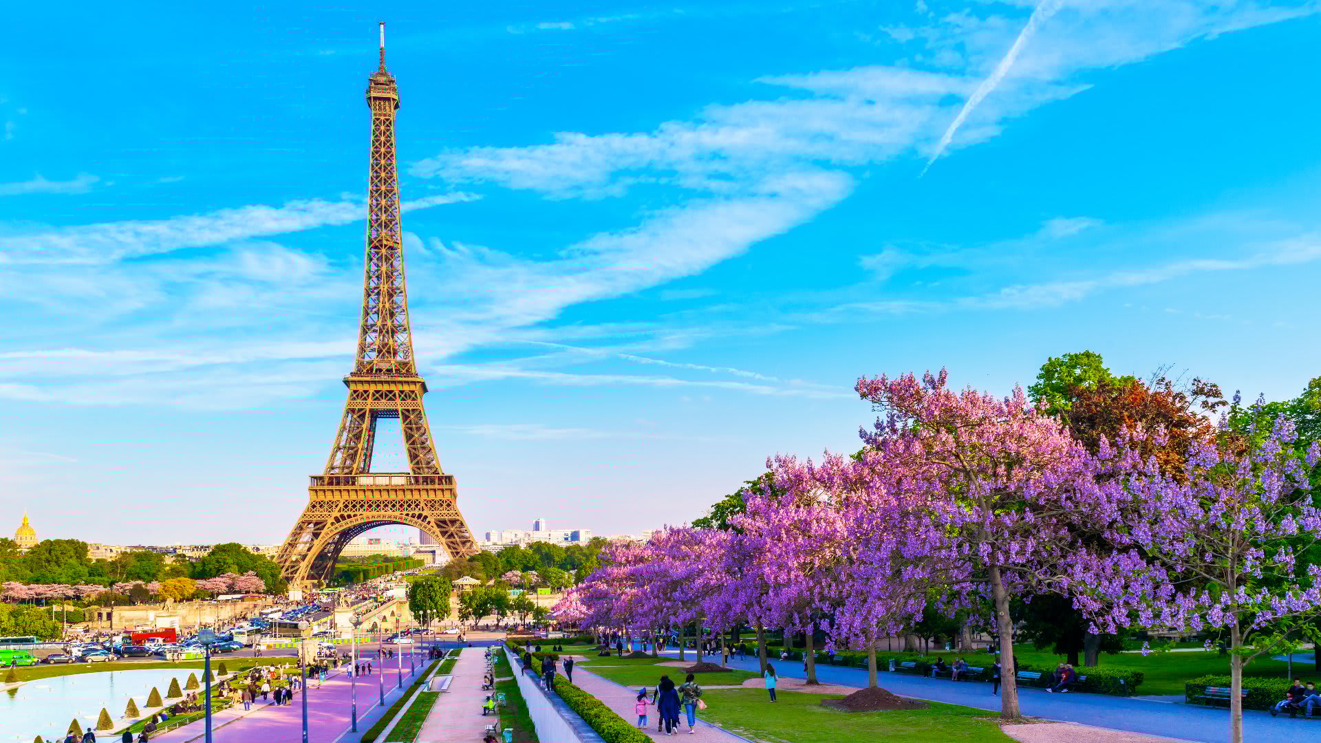 Image of Nature, Outdoors, Scenery, Person, City, Eiffel Tower, Landmark, Tower, 