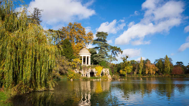 Image of Nature, Outdoors, Scenery, Pond, Water, Tree, Vegetation,