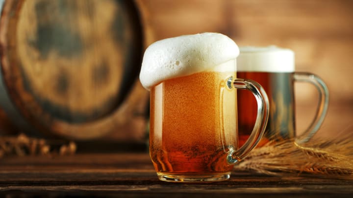 Image of Glass, Alcohol, Beer, Beverage, Cup, Beer Glass, Liquor, Lager, 