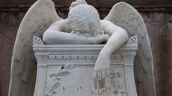 Image of Tomb, Angel, Gravestone, 