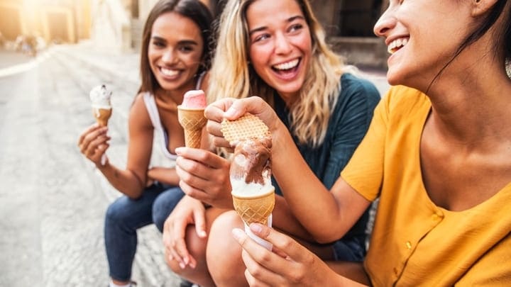 Image of Face, Happy, Head, Person, Laughing,