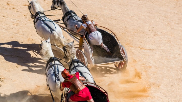 Image of Adult, Female, Person, Woman, Child, Girl, Animal, Horse, Mammal, Vehicle, Wagon, Horse Cart,