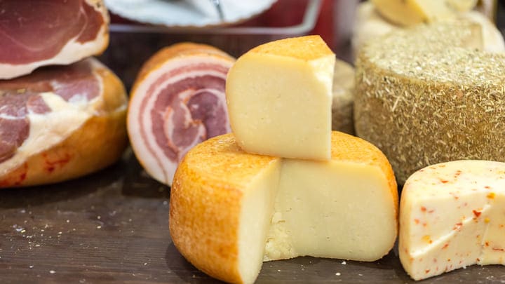 Image of Food, Cheese, Meat, Pork, 