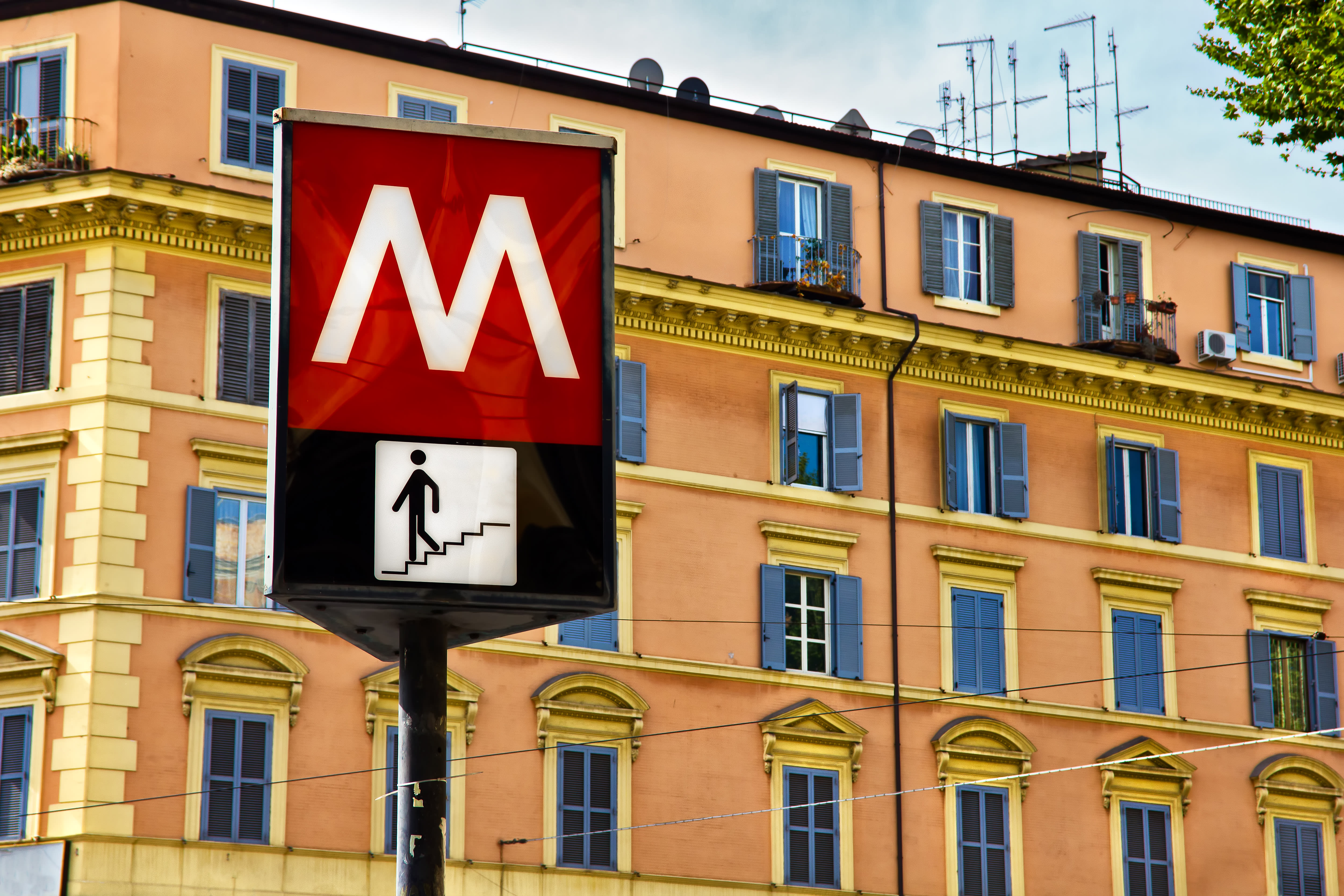 Image of Sign, Symbol, City, Building,