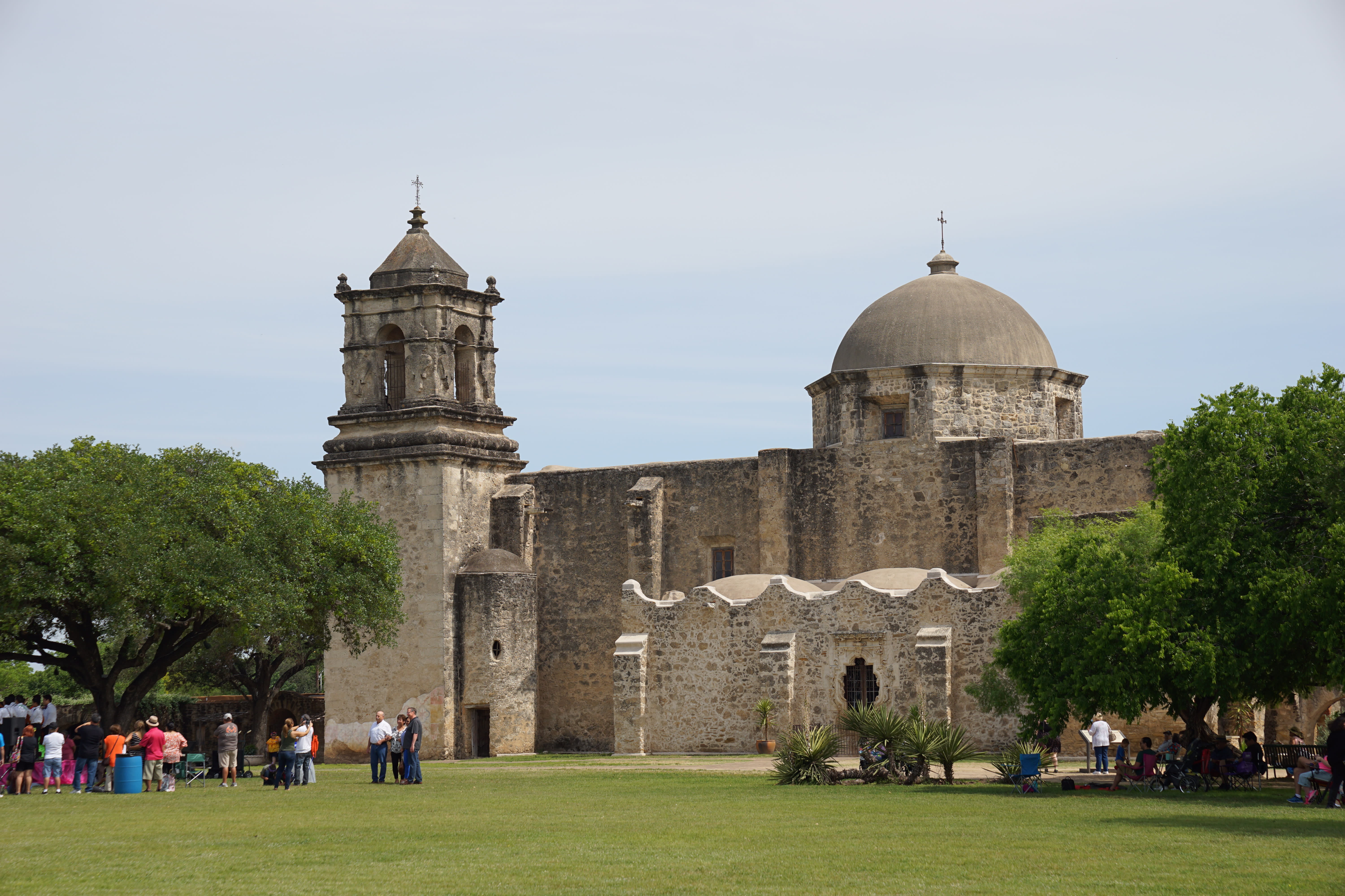 Image of Building, Monastery, Grass, Plant, Castle, Fortress, Person, Arch, Gothic Arch, Lawn, Dome, 