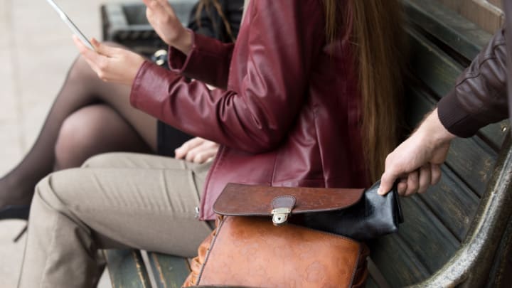 Image of Accessories, Bag, Handbag, Adult, Female, Person, Woman, Coat, Electronics, Mobile Phone, Phone, 