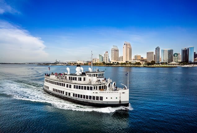 Image of Vehicle, Yacht, City, Boat, Water, Waterfront, Ferry, Cityscape, Urban, 