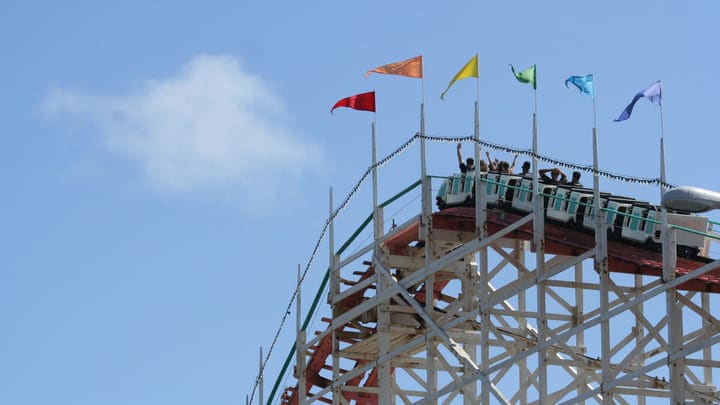 Image of Amusement Park, Fun, Person, Roller Coaster, 