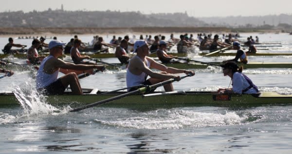 Image of Water, Hat, Adult, Male, Man, Person, Female, Woman, Boat, Vehicle, Water Sports, 