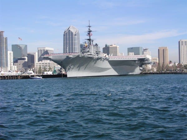 Image of Military, Boat, Vehicle, Ship, City, Flag, Navy, 