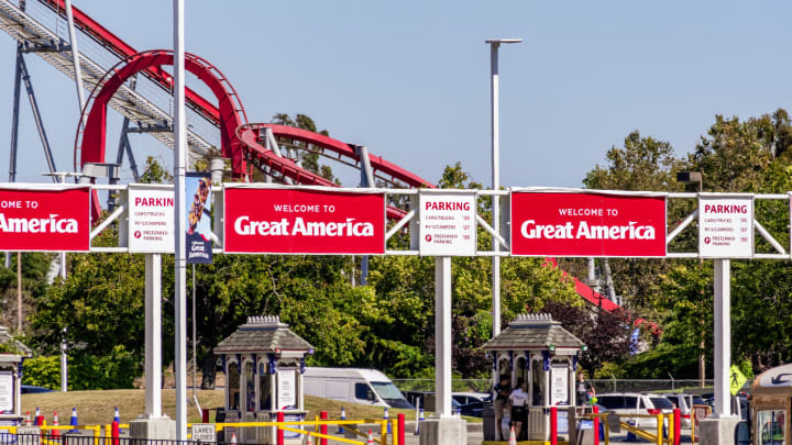 Image of Person, Amusement Park, Car, 