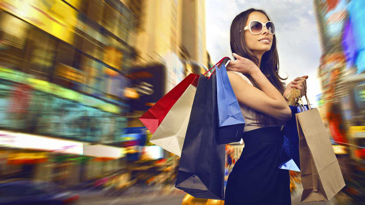 Image of Person, Shopping, Adult, Female, Woman, Bag, Car, Accessories, Handbag,