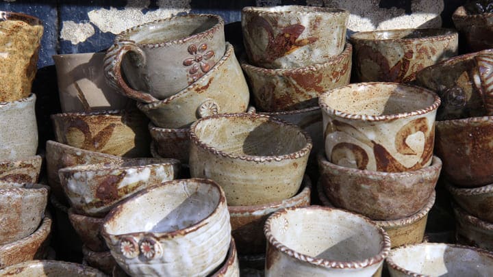 Image of Pottery, Art, Handicraft, Cup, 