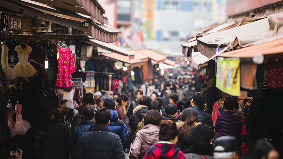 Image of Urban, Bazaar, Market, Shop, Adult, Male, Man, Person, Female, Woman, People, 