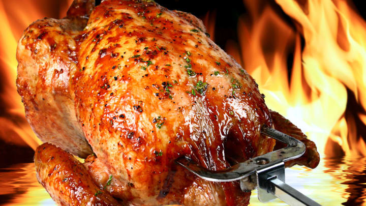 Image of Food, Roast, Bbq, Cooking, Grilling, Meal, Pizza, 