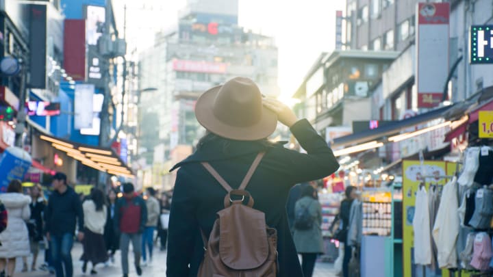 Image of Hat, Accessories, Bag, Handbag, City, Adult, Female, Person, Woman, Sun Hat, Backpack, Urban, Purse, 