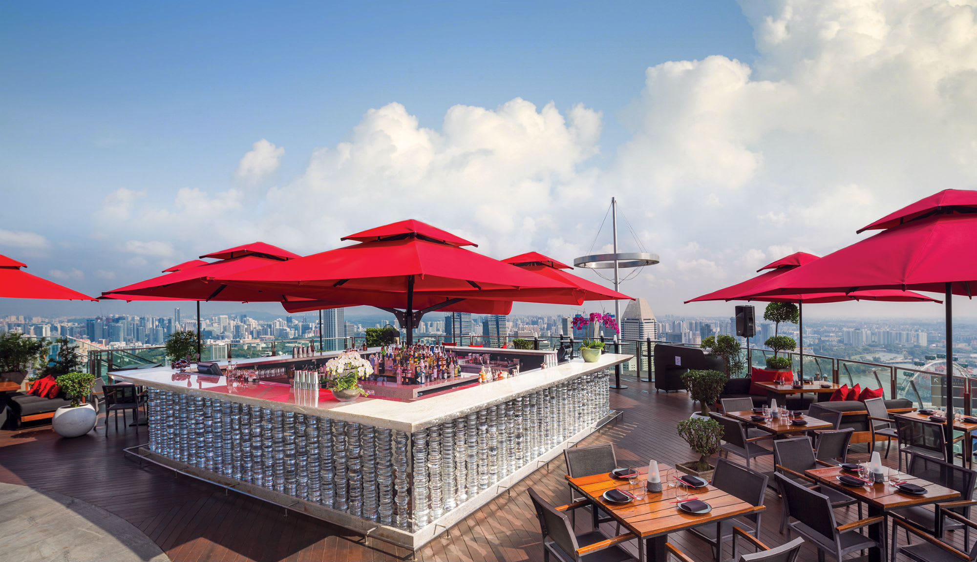 Image of Chair, Furniture, Dining Table, Table, Plant, Terrace, Indoors, Restaurant,
