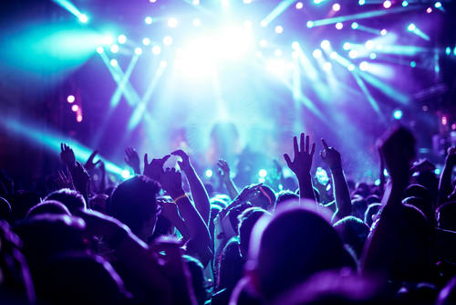 Image of Concert, Crowd, Person, Urban, Club, Lighting, Night Club, 