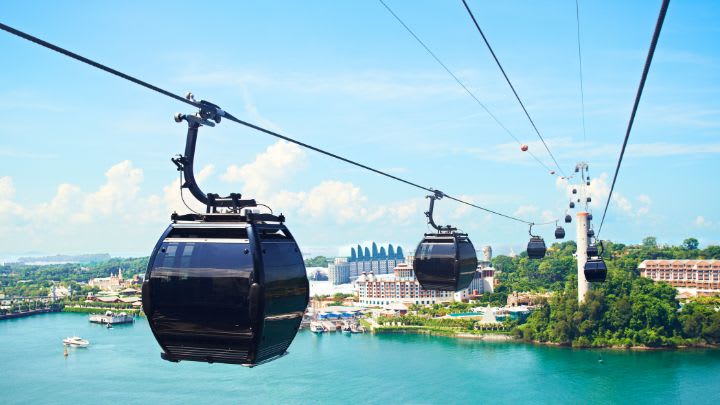 Image of Nature, Outdoors, Cable Car, Vehicle, 