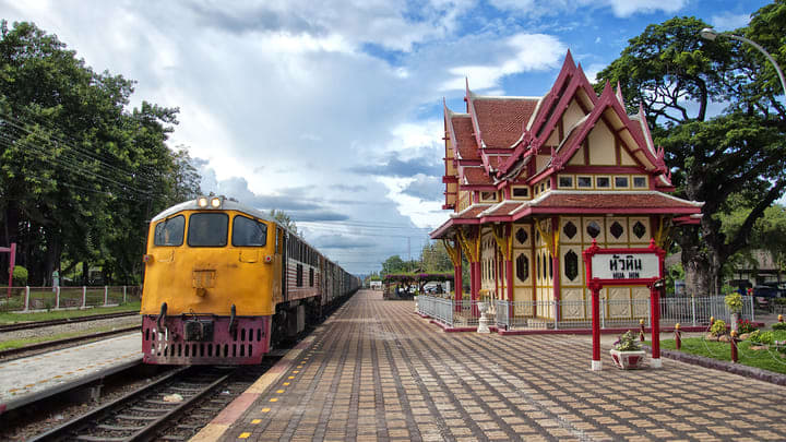Image of Terminal, Railway, Train, Train Station, Vehicle, Plant,