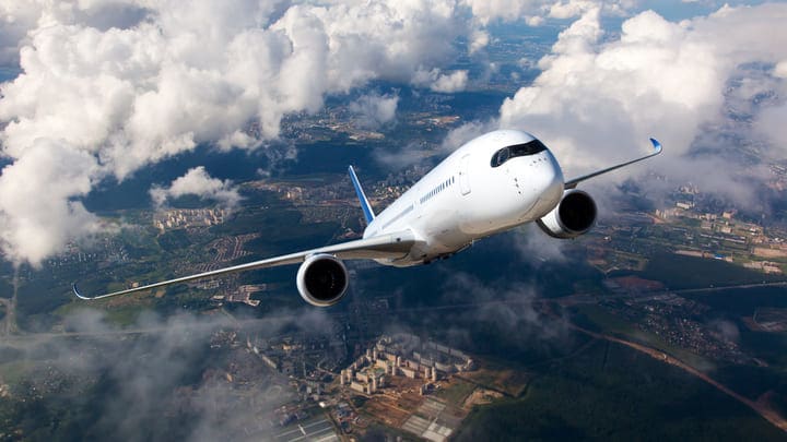 Image of Aircraft, Flight, Vehicle, Airplane, Airliner,