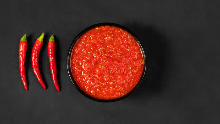 Image of Food, Food Presentation, Ketchup,