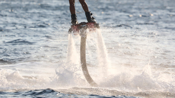 Image of Nature, Outdoors, Sea, Water, Sea Waves, Adult, Male, Man, Person, Swimming, Water Sports, 