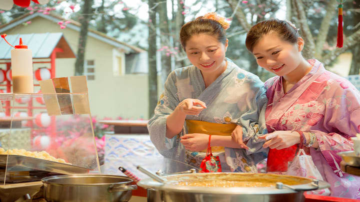 Image of Cooking, Food, Stirring Food, Boy, Child, Male, Person, Adult, Female, Woman, Handbag, 