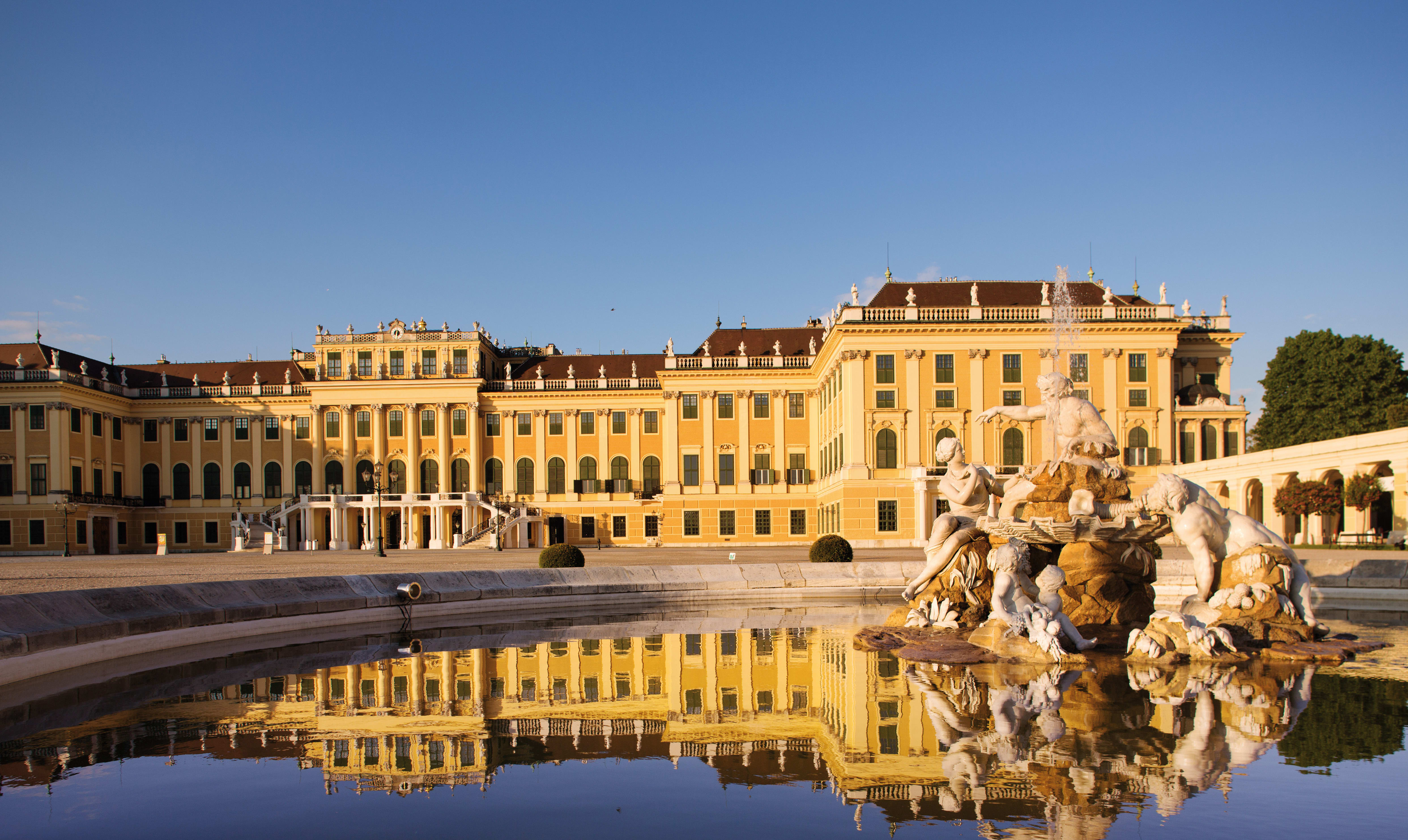 Image of Housing, Water, Person, Fountain, House, Nature, Outdoors, Scenery, City, 