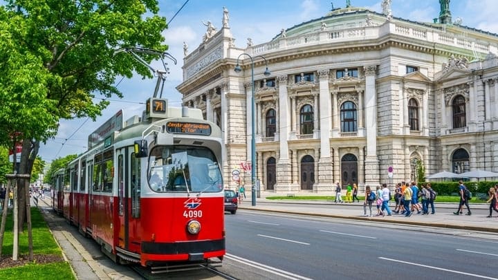 Image of Cable Car, Vehicle, Urban, City, Streetcar, Bus, 