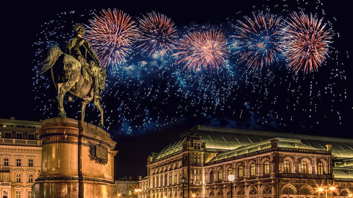 Image of Fireworks, Nature, Night, Outdoors, Lighting, City, Metropolis, Urban, Adult, Male, Man, Person, 