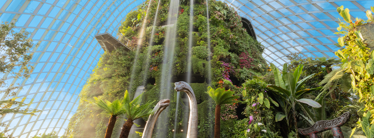 海湾花园 花穹和云雾森林，侏罗纪世界： 体验 