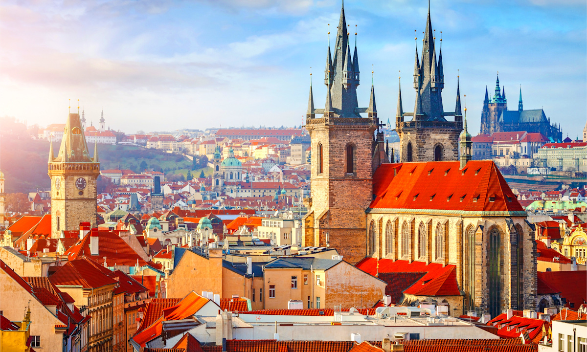 Charles Bridge at sunrise