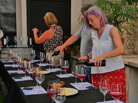 Wine tasting