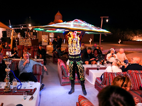 Desert safari performers