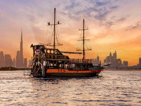 Pirate boat Sightseeing Cruise, Dubai
