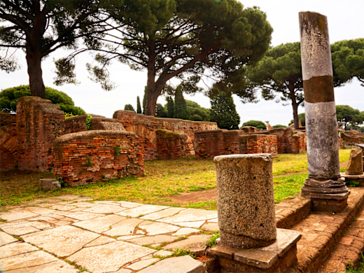 Archeological ruins of Ostia Antica