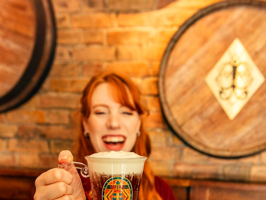 Butterbeer at Harry Potter New York