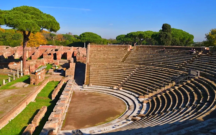 Archeological Area of Ostia and Golf Cart Tour
