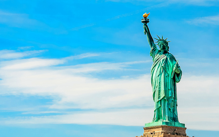 Statue of Liberty and Ellis Island Ferry