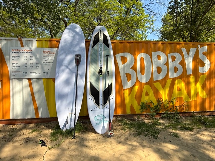 Paddleboard Rentals at Ohio Street Beach