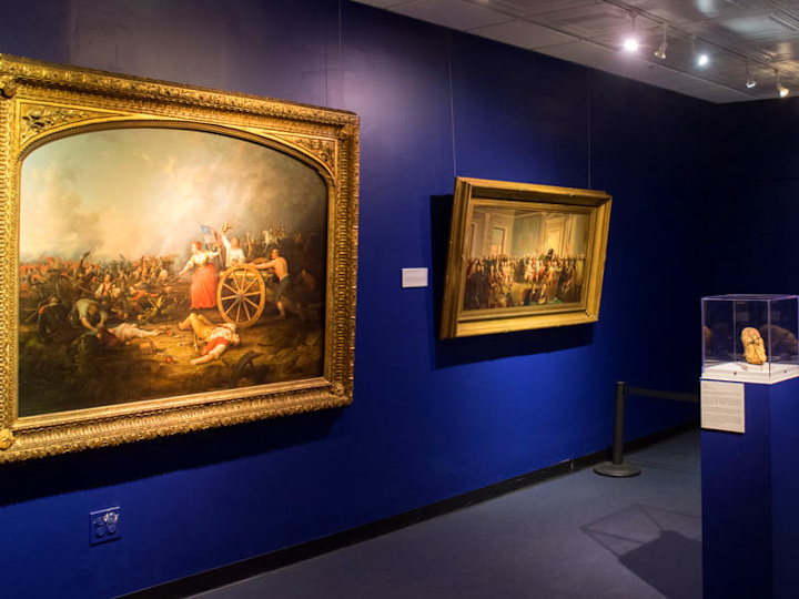 Inside the Fraunces Tavern® Museum.