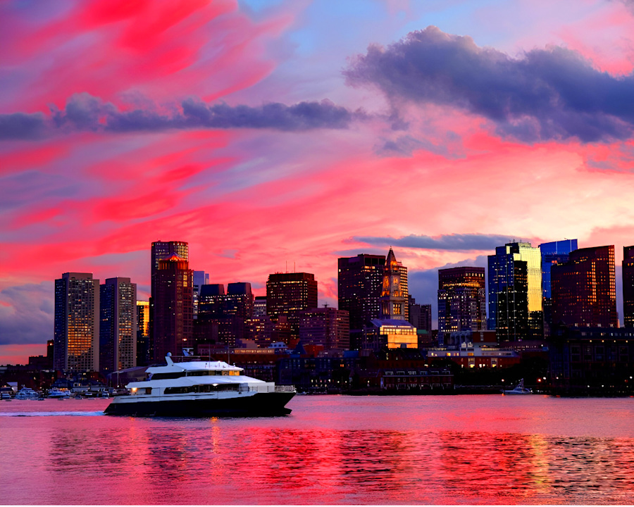 Boston sunset cruise