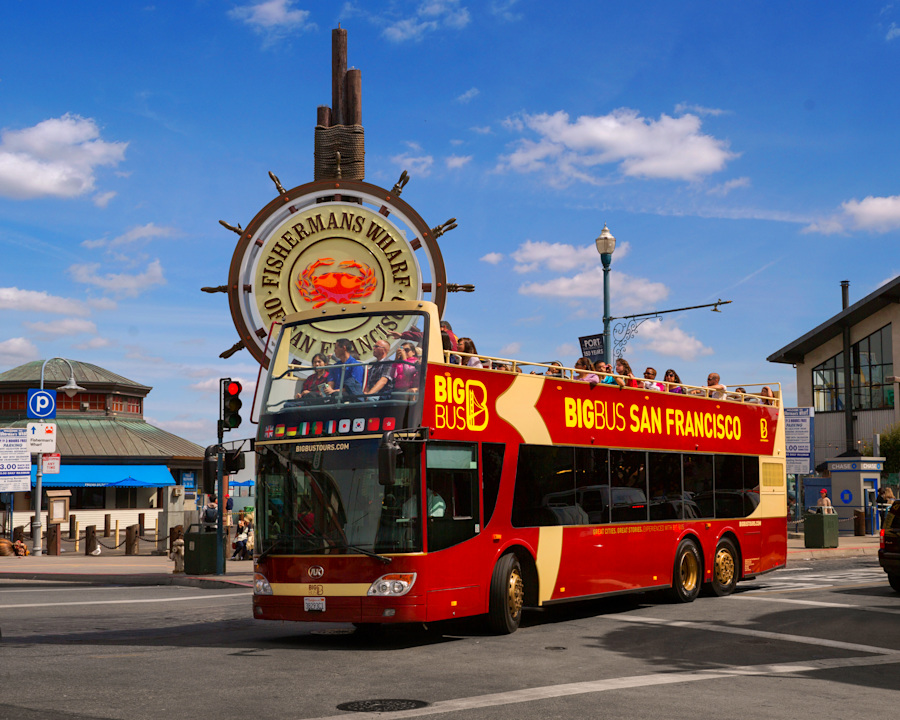 Hop On Hop Off Big Bus San Francisco