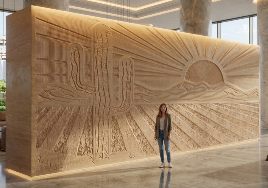 Custom Mural / Desert Scene