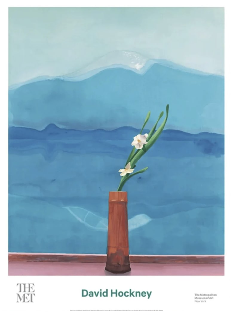 David Hockney Poster - Fuji - Metropolitan Museum of Art