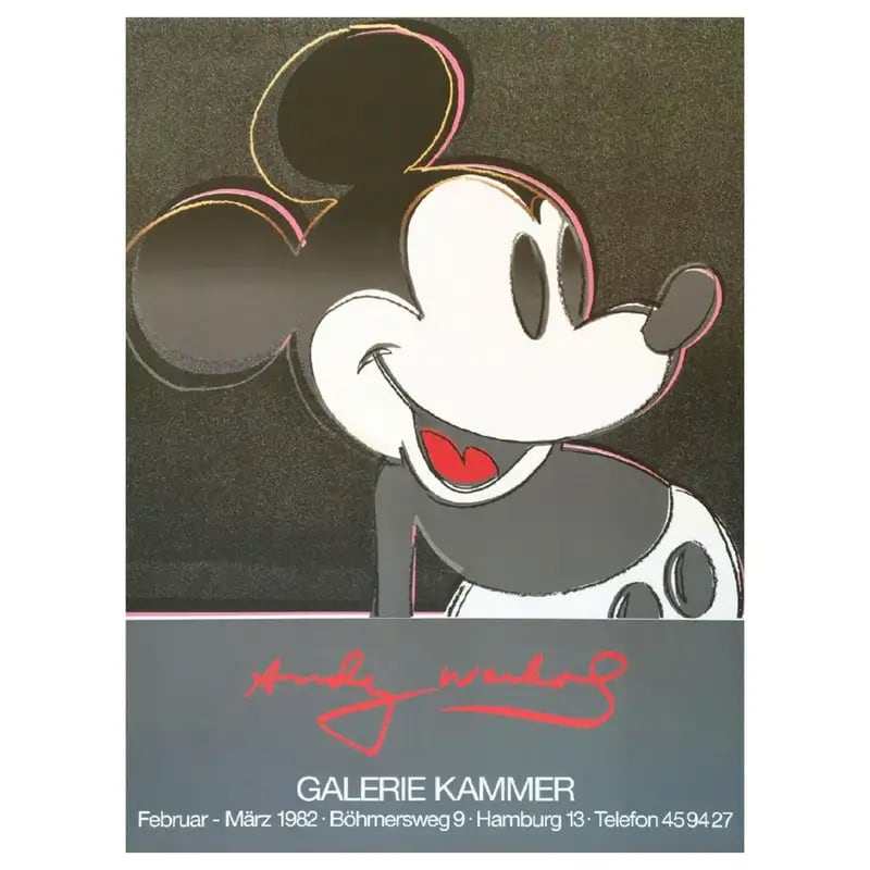 Mickey Mouse - Original 1982 poster Galerie Kammer